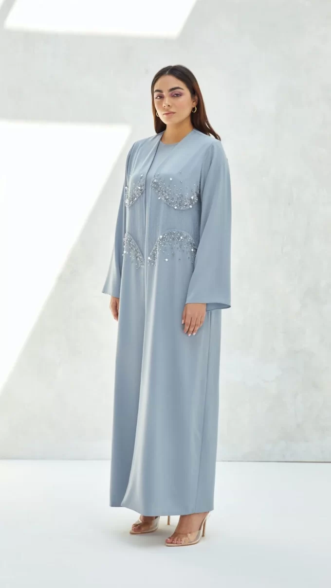 عباية ملونة فخمة ديمي